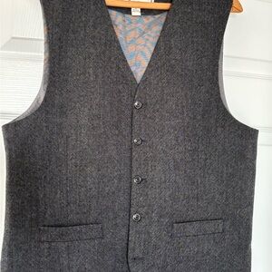 Jos. A. Bank Charcoal Wool Vest